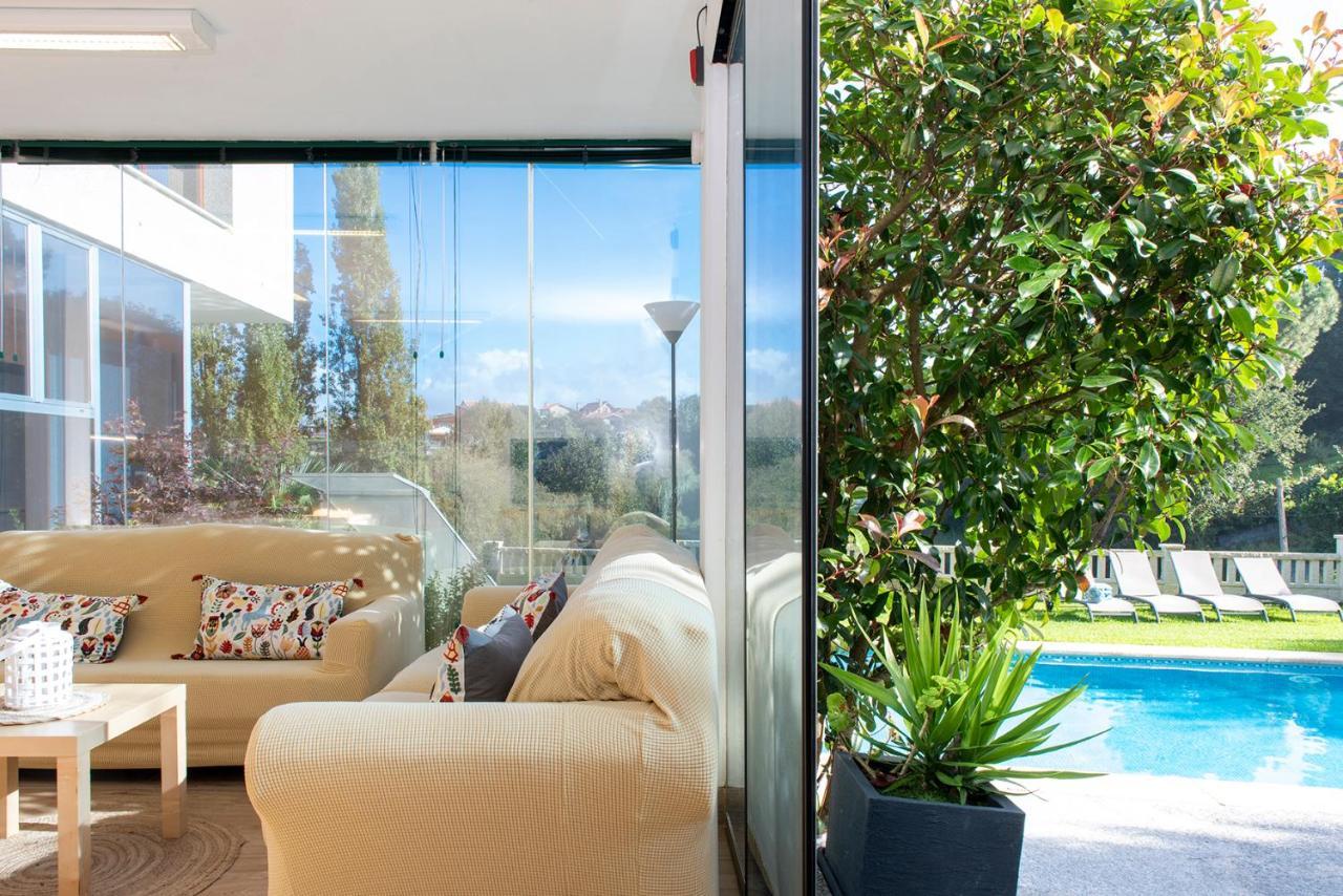 Villa Casa El Castañal con Piscina Privada Vigo Exterior foto