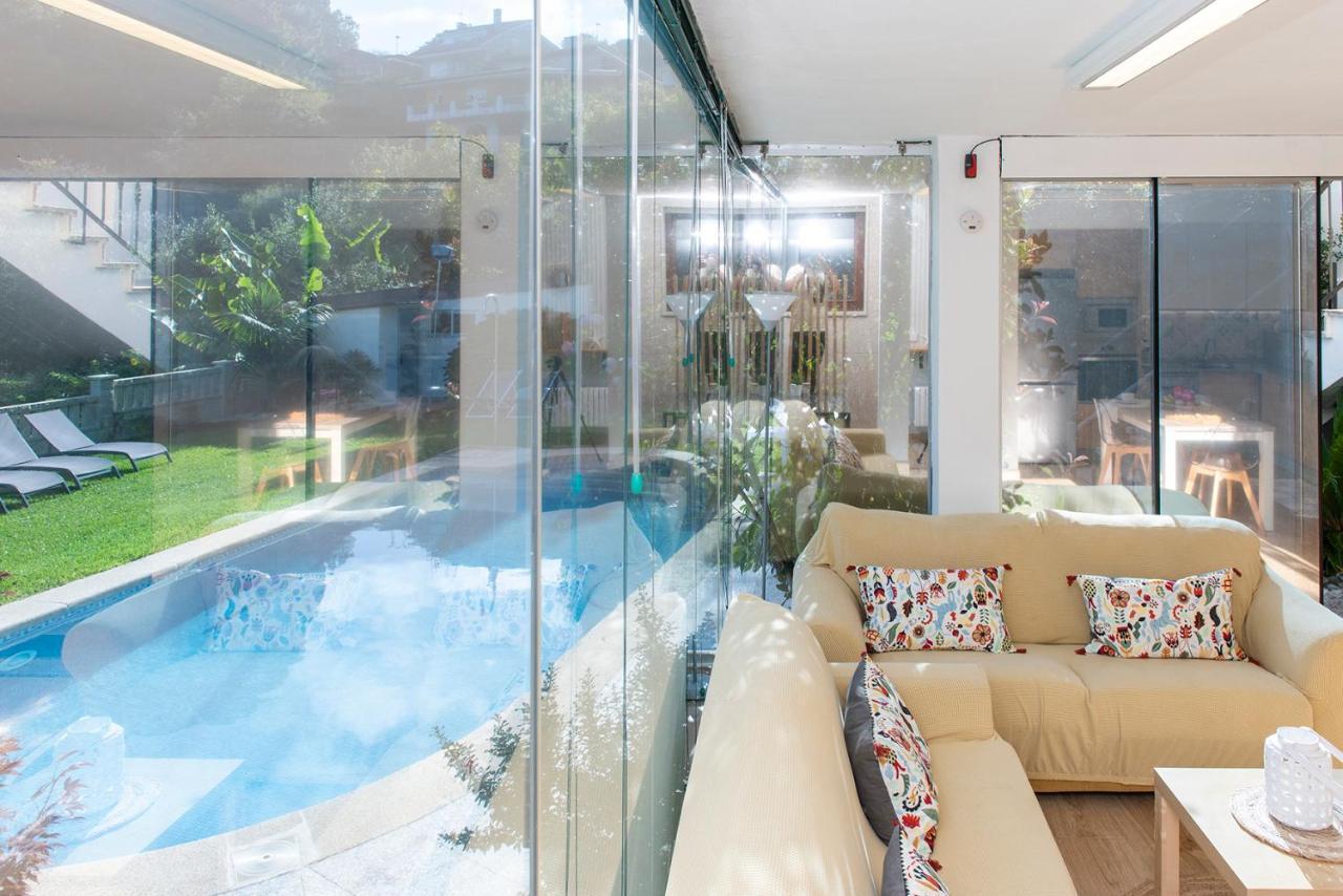 Villa Casa El Castañal con Piscina Privada Vigo Exterior foto